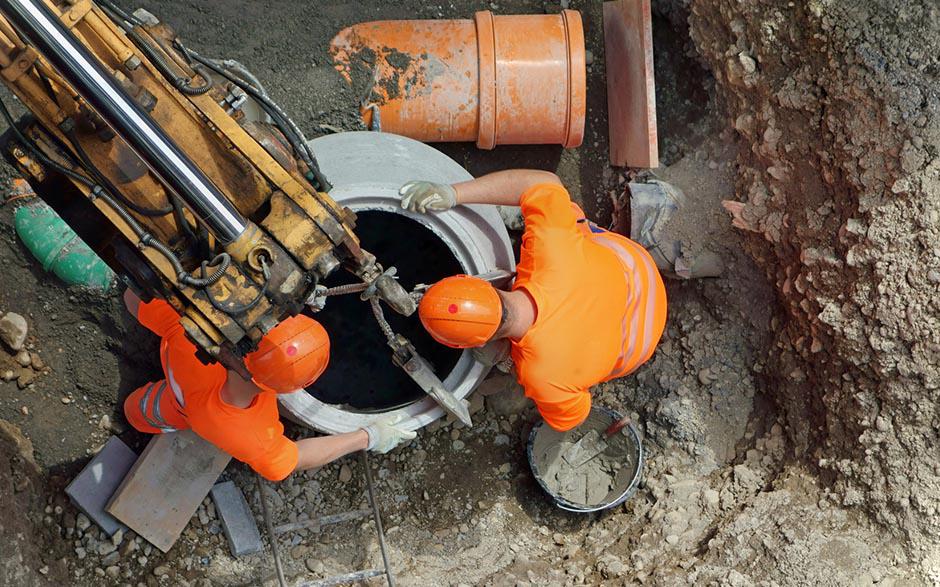travaux assainissement La Courneuve